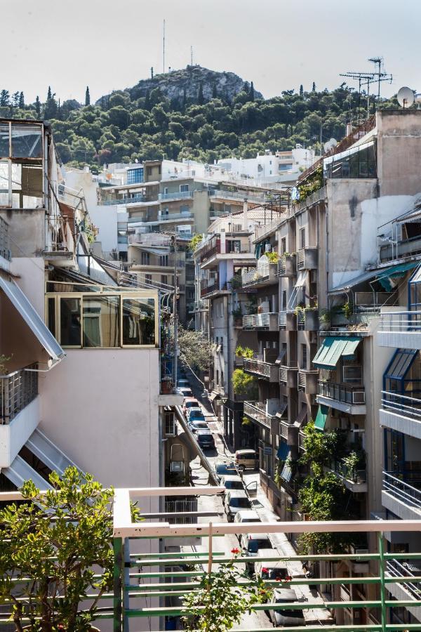 Ferienwohnung Bright Apt. With Lovely View In Lycabettus! Athen Exterior foto