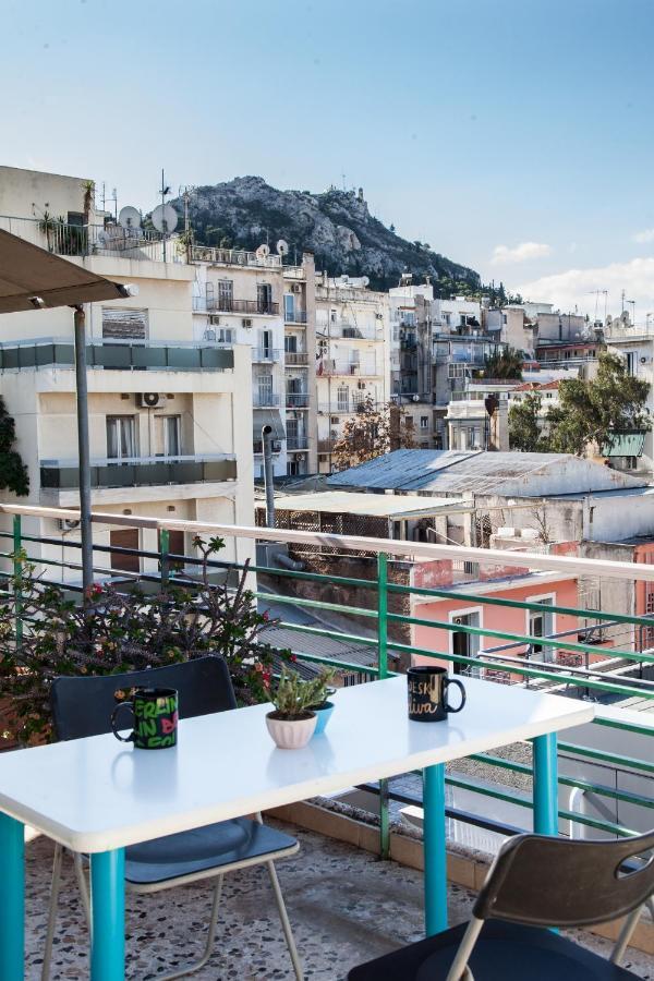 Ferienwohnung Bright Apt. With Lovely View In Lycabettus! Athen Exterior foto
